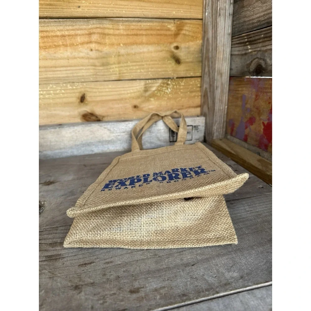 Four Bottles Burlap Bag Jute Wine‎ Gift Bag Bag World Market Explorer